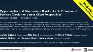 Opportunities and Dilemmas of IT Adoption in Professional Services 