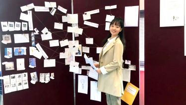 Siyu Chen at an academic conference