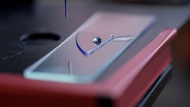 Microscope close-up