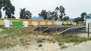 A pilot plant of the desalination technology