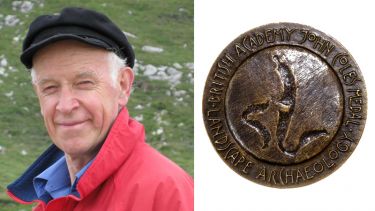 Keith Branigan and the John Coles medal 