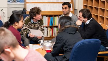 Maths staff and students