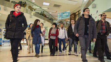 ELTC students in the student's union