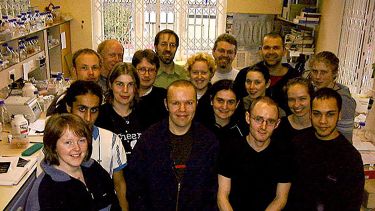 Lab B71, Alfred Denny Building, University of Sheffield, 8th Feb 2001.