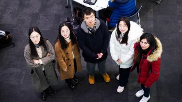 Students from above