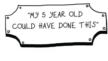 My five year old could have done this graphic
