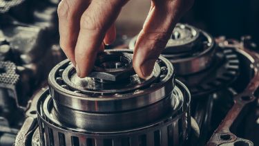 Gearbox repair closeup