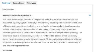 UG Course structure Content type
