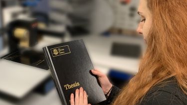 Thesis and dissertation binding