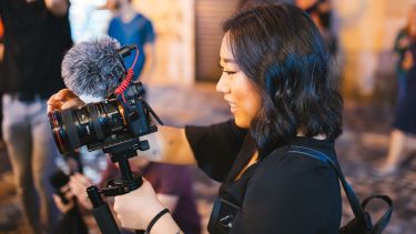 Student vlogger