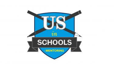 A graphic reading "US in Schools Mentoring"