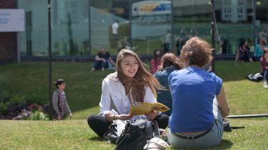 EDU - students outside union