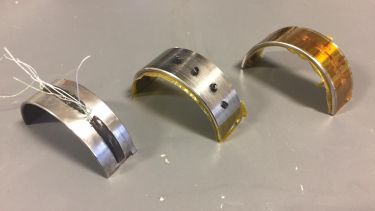 Instrumented bearing shells