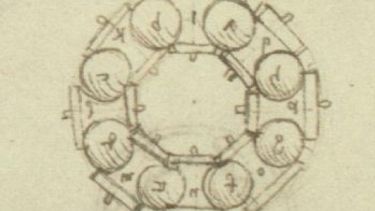Leonardo bearing codex madrid
