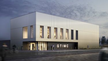 Artist impression of the new Gene Therapy Innovation Manufacturing Centre