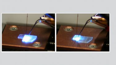 Nano-array blue LED
