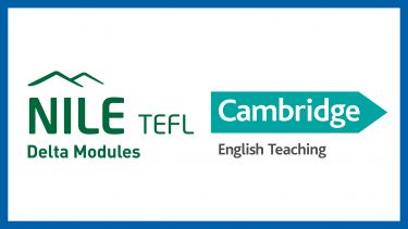 NILE TEFL Logo and Cambridge English Teaching Logo