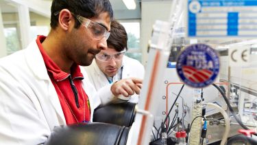 students in lab