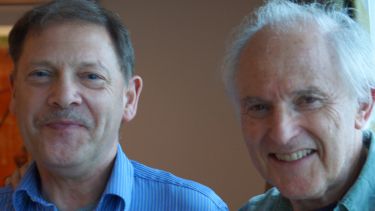 Alan Careless and Sir Harry Kroto.