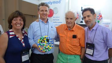 Sir Harry Kroto and the Molymod team