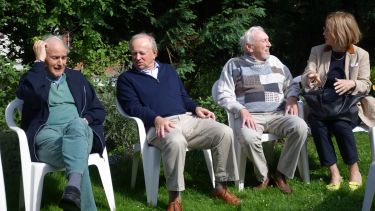 Harry Kroto and friends, a re-enactment of the Yalta conference