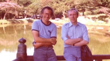 Harry Kroto with Reg Colin in Japan