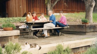 Harry and Margaret Kroto with the Heaths at Joseph Phelps Napa Vineyard