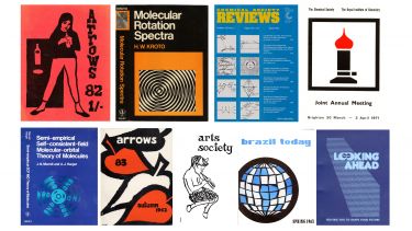 Book cover designs by Sir Harry Kroto