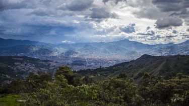 Mountains in Medellín, Colombia