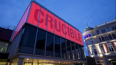 Crucible Theatre at night