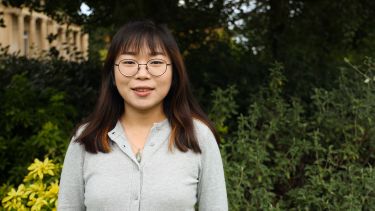 Photo of a person in a park