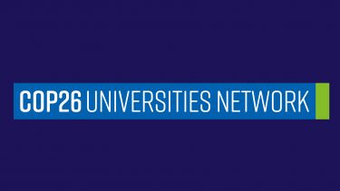 Logo for COP26 Universities Network