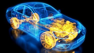 Car computer graphic