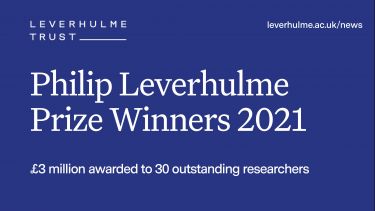 Philip Leverhulme prize 2021