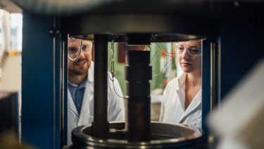 Material Scientists observing the FAST machine