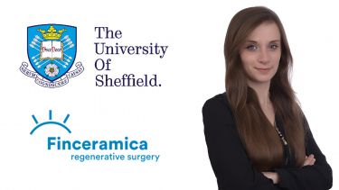 Denata Syla, Spinner Fellow with The University of Sheffield and Finceramica Logos
