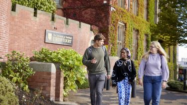 Students on campus