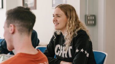 Student ambassador in seminar