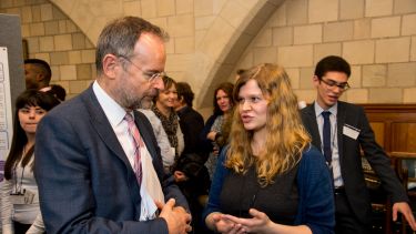 Florence Gaughan at the Posters in Parliament event