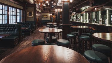 A photo of an empty pub