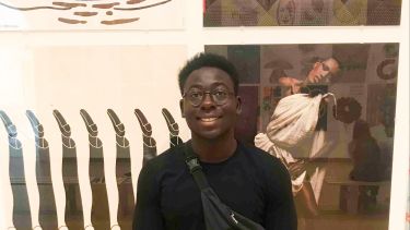 Tadhg Kwasi, a third year philosophy student, invited to perform poetry ...