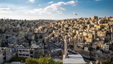A city scape in Jordan
