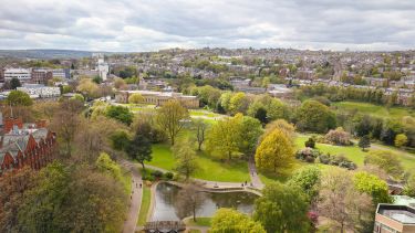 Weston Park Aerial view