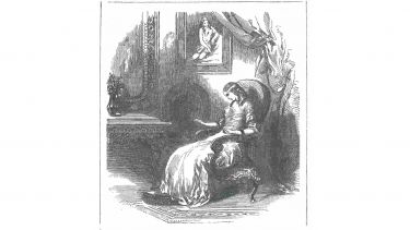 An image showing 'Another fair damsel trapped in the perfidious mechanical chair'