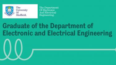 Graphic showing 'Graduate of EEE'