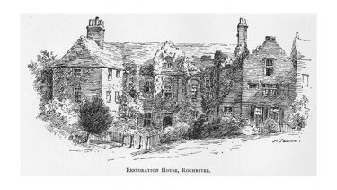 An illustration of Restoration House, Rochester.