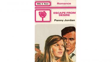 Mils & boon romance book cover: Escape from desire