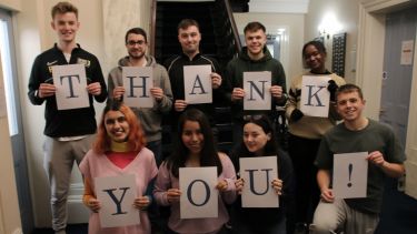 Thank you from the student call team