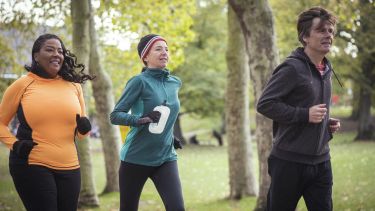 Three runners