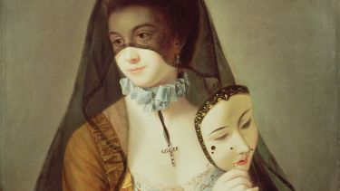 The Fair Nun Unmasked, a painting by Henry Morland
